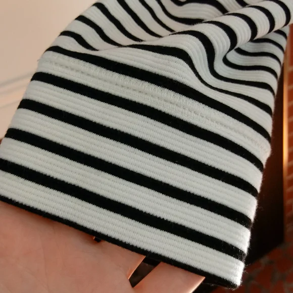 LOFT Lou & Grey Striped Ottoman Popover Knit Top, Oversized Fit - Picture 6 of 12